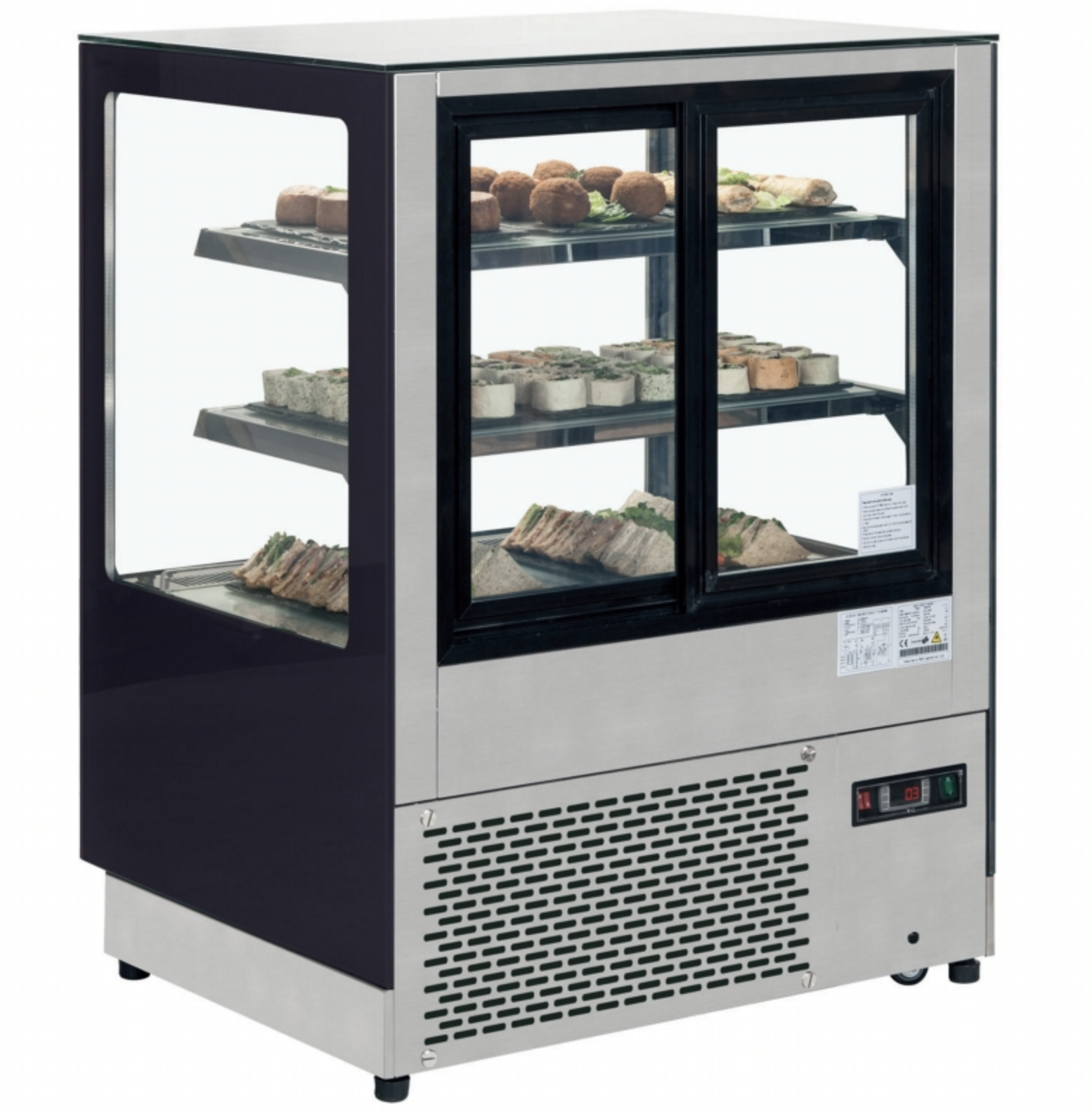 Refrigerated Glass Display Case – 140L (LPD900F) - Image 3