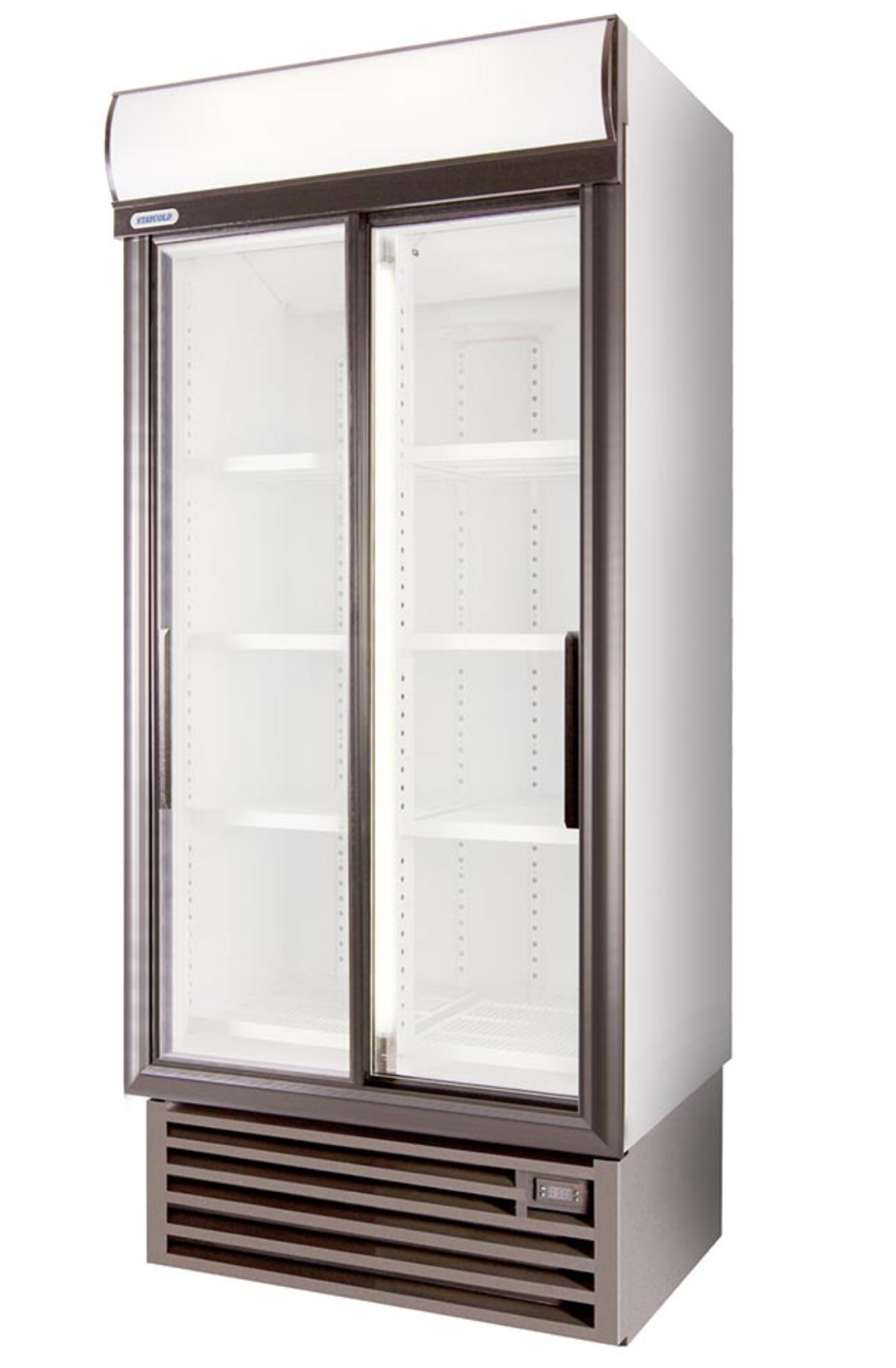 Double Sliding Door Beverage Cooler – 569L (SD890) - Image 2