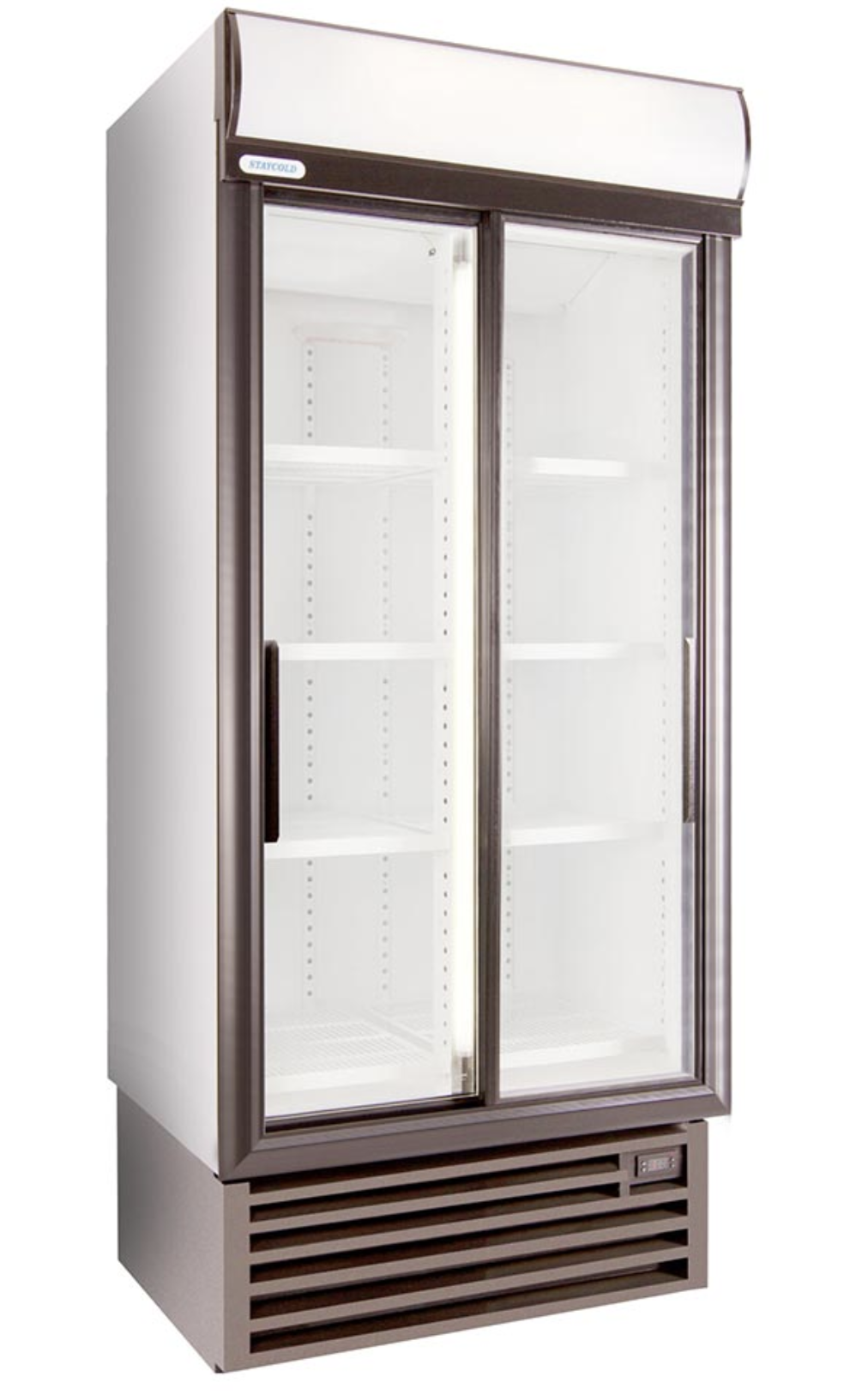 Double Sliding Door Beverage Cooler – 569L (SD890) - Image 3
