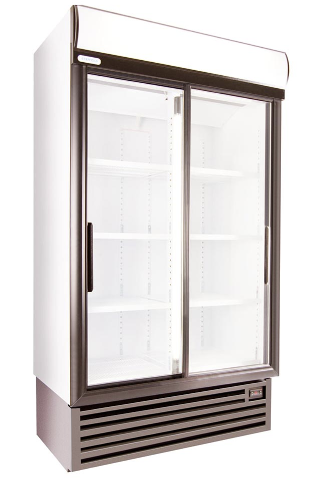 Double Sliding Door Beverage Cooler – 746L - Image 3