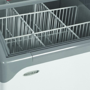 Alternative view of Curved Glass Top Ice Cream Freezer – 115L (NIC100)