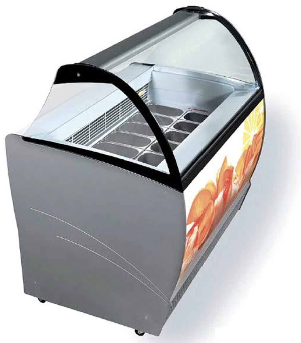 Ice Cream Scoop Freezer – 10 to 14 Flavours (Isabella 10R LX Curved Glass) - Image 2