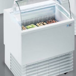 Alternative view of Ice Cream Scoop Freezer – 4 Flavours (Curved Glass)