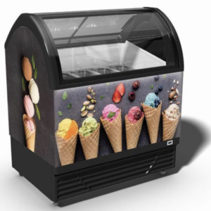 Alternative view of Ice Cream Scoop Freezer – 7 Flavours (M300Q)